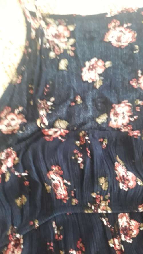 Strappy Flowered Summer Beach Dress Size M - Pre-loved