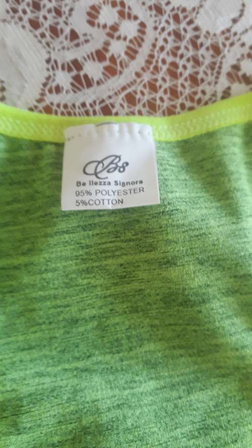 Active Sport Wear - Pre-Loved - Grey and Neon Yellow