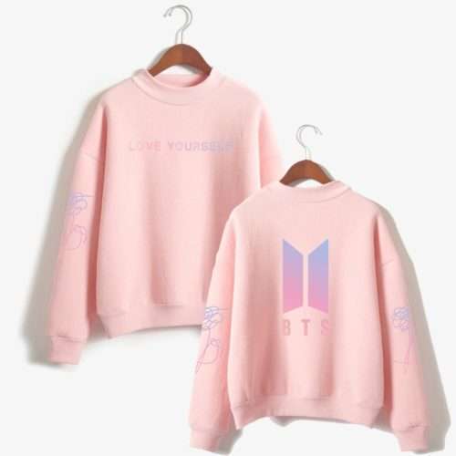 BTS Love Yourself k pop Women Hoodies Sweatshirts Hoodies outwear