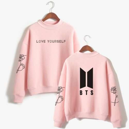 BTS Love Yourself k pop Women Hoodies Sweatshirts Hoodies outwear