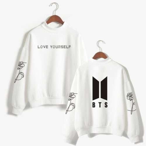 BTS Love Yourself k pop Women Hoodies Sweatshirts Hoodies outwear