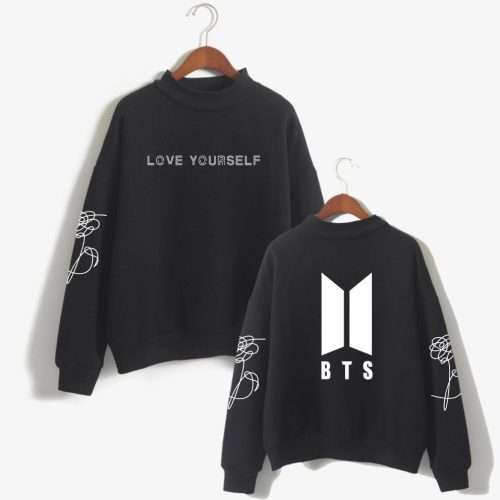 BTS Love Yourself k pop Women Hoodies Sweatshirts Hoodies outwear