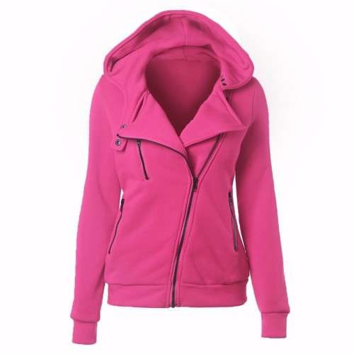 S-XXL 4 color New Autumn&winter Women hoodies sweatshirts zipper V Neck Long Sleeve Warm Female Hood