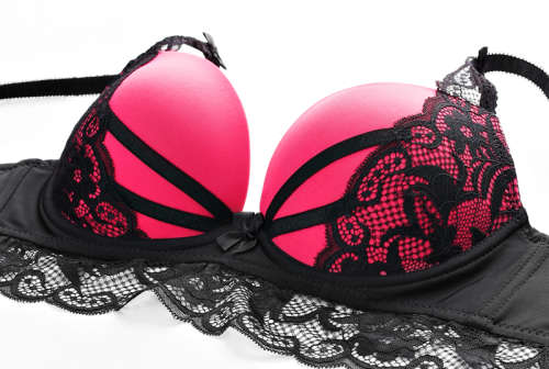 Sexy Thong lady push up bra set Lace hollow out bralette underwear panty set