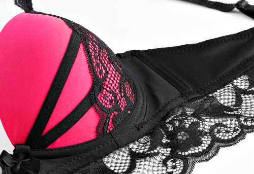 Sexy Thong lady push up bra set Lace hollow out bralette underwear panty set