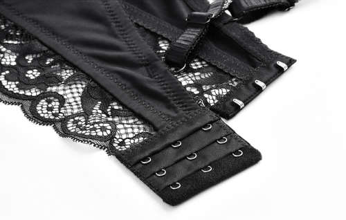 Sexy Thong lady push up bra set Lace hollow out bralette underwear panty set