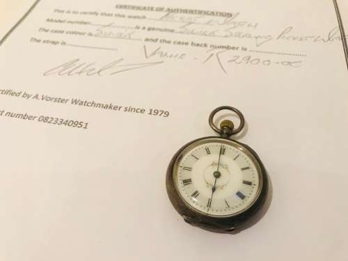 Unique Silver Pocket Watch