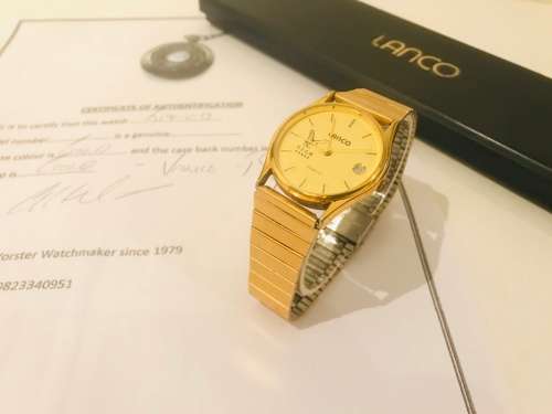Lanco R.E.G.M Watch Recieved for service!