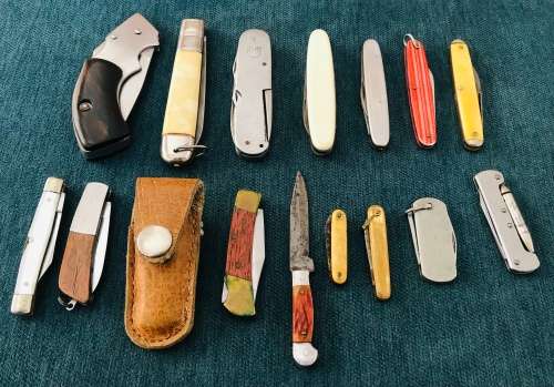 Stunning Job Lot- 15x Various Vintage Knive!!! For Collectors!!!