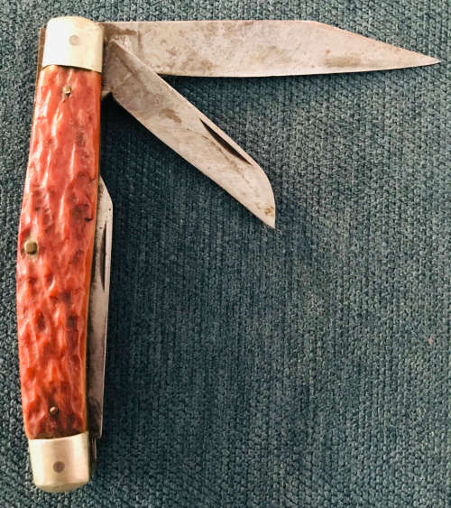MillBorrows Stock Knive-Very Collectable and Old!!!Dont Miss Out!!