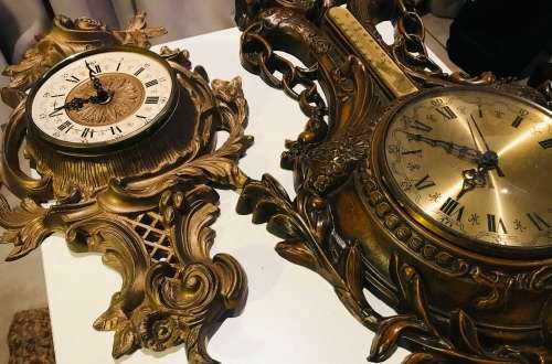 2x Stunning Vintage Wall Time Pieces!!! Don`t Miss Out!!