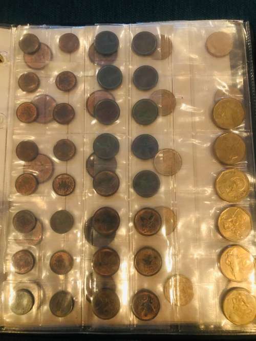 Large Coin Collection!!! 131x Coins In Coin File!!For Collectors!!Dont Miss Out!!
