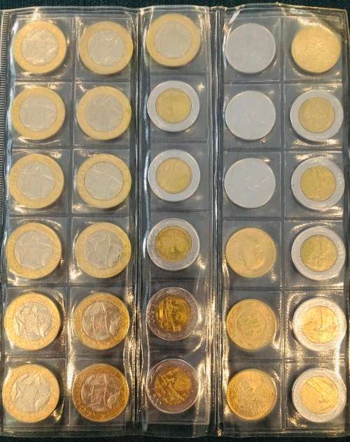 Job Lot!!30x Repvbblica Italiana!!!L1000/L500/L200 For Coin Collectors!!
