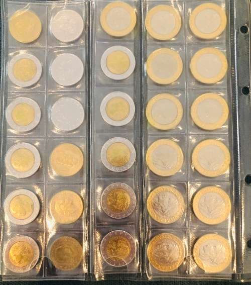 Job Lot!!30x Repvbblica Italiana!!!L1000/L500/L200 For Coin Collectors!!