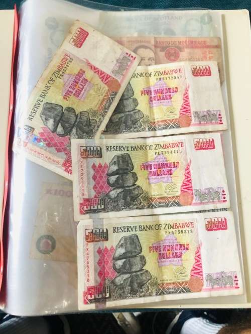 **28x Rare Collectors International Notes!!!In File With Sleeves!!Dont Miss Out!!!