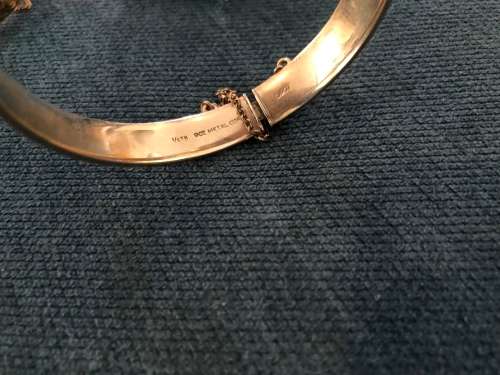 3x Vintage 9ct Gold Metal core Bangles!!!Dont Miss Out!!