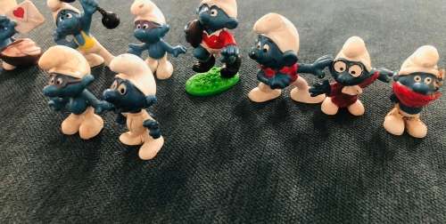 **9x Collectors Vintage Smurf Toy Collection!!Some Nice Rare Pieces!!Dont Miss Out!!