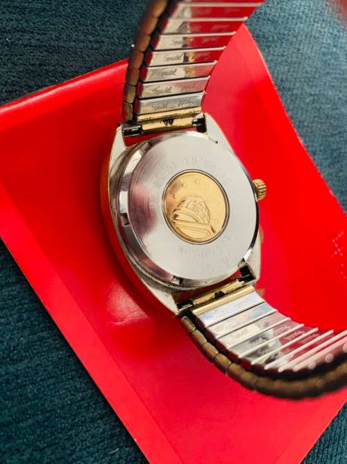 Collectors Gents Omega Automatic Constellation Service Watch With Original Omega Box!