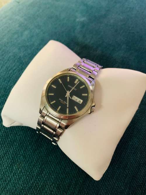 Gents Vintage Orient Blue Dial Watch