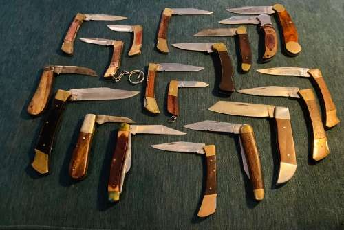 19x Antique Solid Collectors Knife Lot-Various Makes!