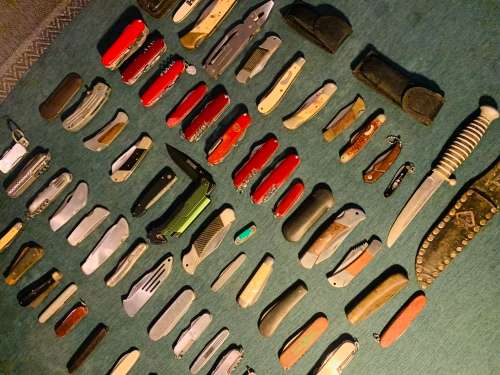 Large!!!Valuable Lot!! 65x Various Vintage Collectors Pocket Knives!