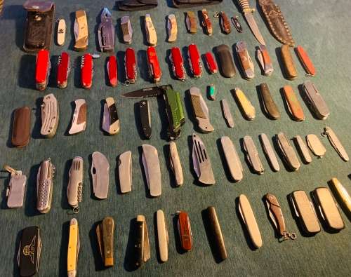 Large!!!Valuable Lot!! 65x Various Vintage Collectors Pocket Knives!