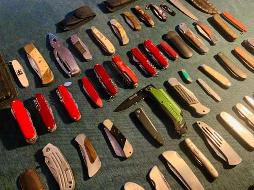 Large!!!Valuable Lot!! 65x Various Vintage Collectors Pocket Knives!