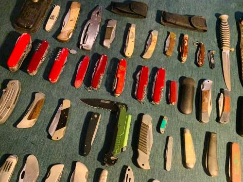 Large!!!Valuable Lot!! 65x Various Vintage Collectors Pocket Knives!