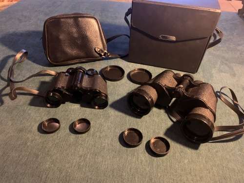 2xVintage Solid Binoculars!!! Medium and Large!