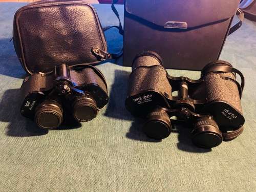 2xVintage Solid Binoculars!!! Medium and Large!