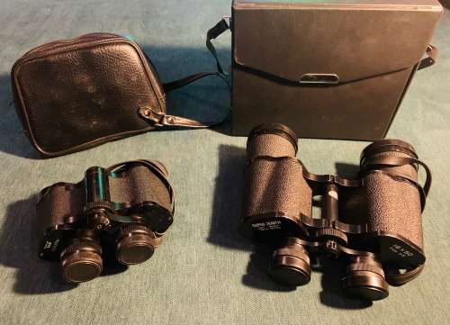 2xVintage Solid Binoculars!!! Medium and Large!