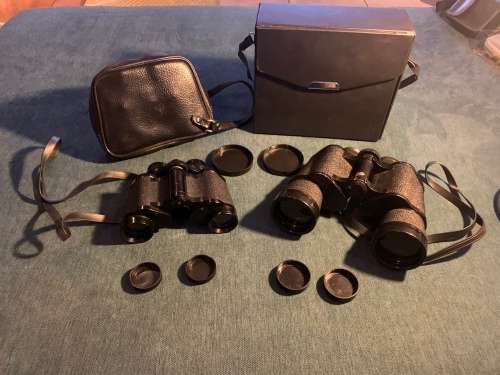 2xVintage Solid Binoculars!!! Medium and Large!