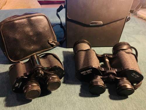 2xVintage Solid Binoculars!!! Medium and Large!