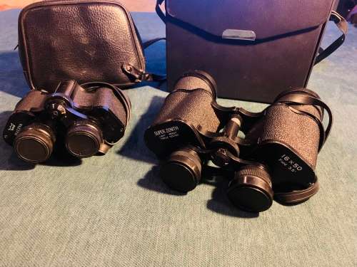 2xVintage Solid Binoculars!!! Medium and Large!