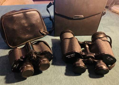 2xVintage Solid Binoculars!!! Medium and Large!