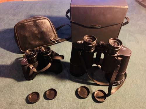 2xVintage Solid Binoculars!!! Medium and Large!
