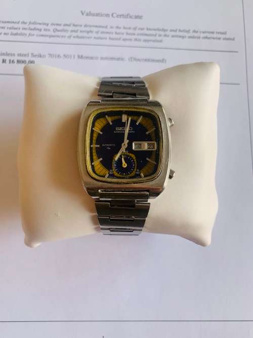 Stunning Rare Collectors Vintage Gents Seiko Monaco Automatic!Value:R16800.00