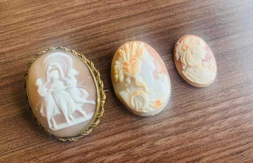 3x Rare Collectable Vintage Cameo Pieces!