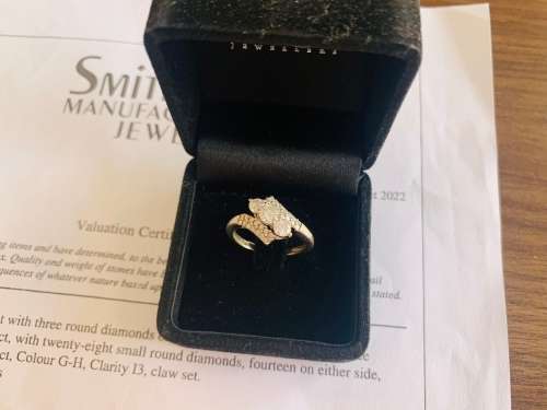 !!!R24000.00 Value!!! Diamond Engagement Ring Set In 10ct White Gold!