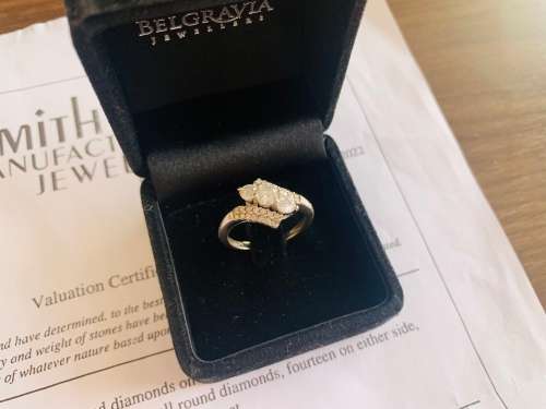 !!!R24000.00 Value!!! Diamond Engagement Ring Set In 10ct White Gold!