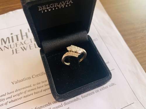 !!!R24000.00 Value!!! Diamond Engagement Ring Set In 10ct White Gold!