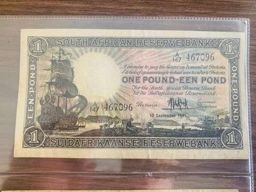 2x Rare Collectors One Pound/Een Pond Notes! in Good Condition!