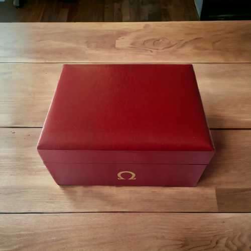 Valued @ R25000.00 Collectors Gents Omega Chronostop  Geneve Watch With Maroon Dial