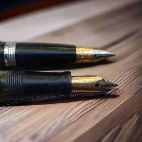 Rare vintage collectors Sheaffers USA & Arnold Deluxe Fine USA fountain pens