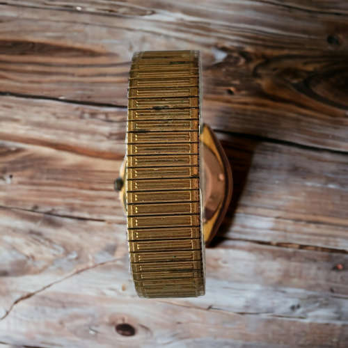 Vintage Collectors Roamer searock automatic gents watch on gold plated stretch strap value R7500.00