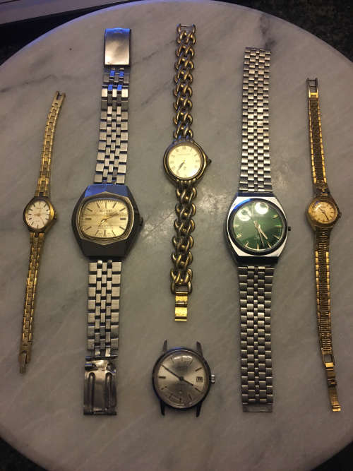 !!R1 Start!!No Reserve!! 6 Various Watches!!