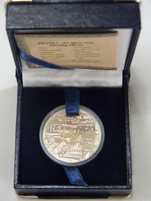 South Africa 1999 SILVER PROOF Mining R1 As Issued !