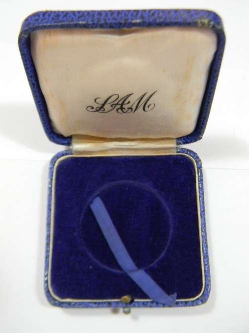 Empty SA Mint Box for a 5 Shillings Crown - Officially issued with 1947 Proof Crowns