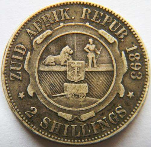 ZAR Paul Kruger 1893 Florin - Choice VF - Will Grade - RARE KEY DATE!!!!