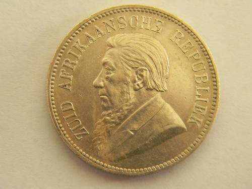 ZAR 1892 Silver Single Shaft Crown / Five Shillings - A Magnificent Example - see for yourself !!!